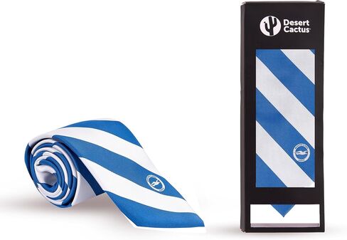 كرة قدم Desert Cactus Brighton & Hove Albion FC Tie BHAFC Seagulls Club 100% بوليستر مع شعار مرخص رسميًا (النمط A) in Saudi Arabia