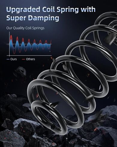 ECCPP 2PCS Rear Coil Springs Suspension Coil Spring Set CC81065 10390024 15938616 for 2005 2006 2007 2008 2009 2010 for Chevrolet Cobalt, 2008 2009 2010 for Chevrolet HHR in Saudi Arabia