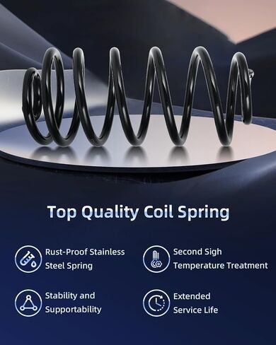 ECCPP 2PCS Rear Coil Springs Suspension Coil Spring Set CC81065 10390024 15938616 for 2005 2006 2007 2008 2009 2010 for Chevrolet Cobalt, 2008 2009 2010 for Chevrolet HHR in Saudi Arabia