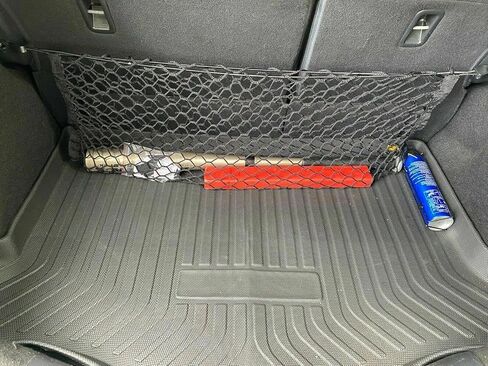 Trunk Rear Seats Organizer Cargo Net for Honda FIT 2006-2021 - Envelope Style Cargo Net for Hatchback - Premium Mesh Car Trunk Organizer Vehicle Carrier Storage–Compatible with FIT in Saudi Arabia