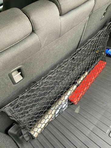 Trunk Rear Seats Organizer Cargo Net for Honda FIT 2006-2021 - Envelope Style Cargo Net for Hatchback - Premium Mesh Car Trunk Organizer Vehicle Carrier Storage–Compatible with FIT in Saudi Arabia