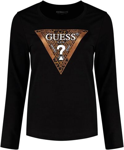 تي شيرت نسائي مثلث الشكل بأكمام طويلة من Guess Eco in Saudi Arabia