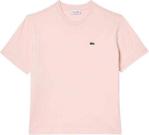 تي شيرت Lacoste النسائي ذو المقاس المريح من القطن الناعم in Kuwait