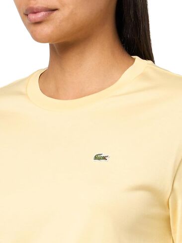 تي شيرت Lacoste النسائي ذو المقاس المريح من القطن الناعم in Kuwait