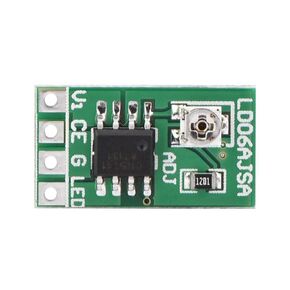 Constant Current Adjustable Module, Aluminum Miter T-Track PWM Control Board DC 3.3V 3.7V 5V LED Driver 30-1500mA for LED Li-ion