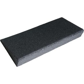 Rubber-Cal Eco-Safety Ramp 2.5 x 6 x 20 Inch - Coal - 4 Pack