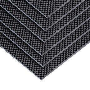 500x600x1.5MM 100% 3K Carbon Fiber Sheet 1-6MM Carbon Fiber Board Laminate Plate Plain Weave Panel Sheet Glossy Finish Carbon Fiber Board