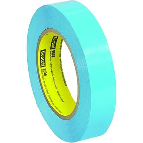 Partners Brand 3M™ 8898 Tensilized Poly Strapping Tape, 4.6 Mil, 1" x 60 yds, Blue, 12/Case, 3M Stock# 7000048850