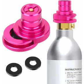 Quick Connect Adapter for Soda Sparkling Water Maker, Compatible with Duo Terra Art Soda Maker, Easy to Use Adapter for CO2 Cylinder with TR21-4 Male Thread, Made of Strong Aluminum Alloy
