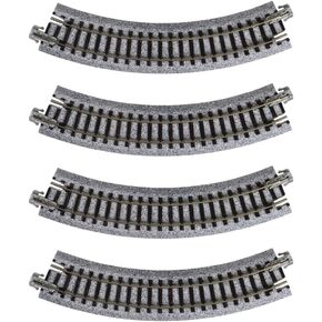 Kato USA Model Train Products UNITRACK Compact Tracks (4-Piece), 150mm/(6") Radius/45-Degree