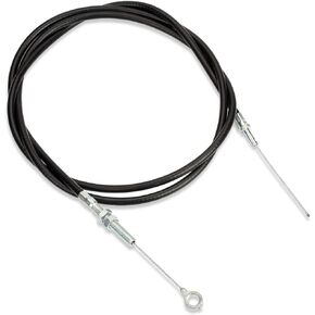 1 Pack Go Kart Throttle Cable, 59 Inch Throttle Cable with Casing Pull Wire, Kart Accessories with Ring for Manco 8252-1390 ASW (Black)