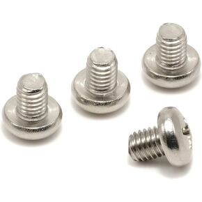 ReplacementScrews Rear License Plate Screws Compatible with Tesla Model 3 (M3) - Stainless Steel - Black Oxide - Medium Length (Pack of 4)