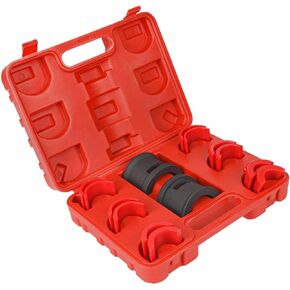 Universal Motorcycle Bike Fork Seal Driver Tool Set 14 Piece Installation Drive Set 35-50mm