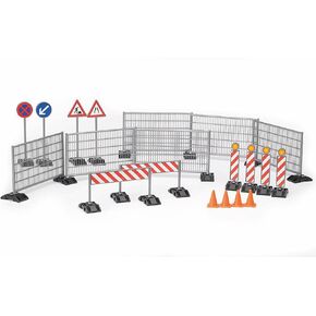 Bruder Construction Set: Railings, Site Signs and Pylons