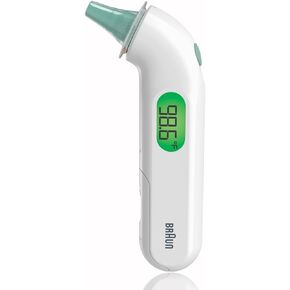 Braun ThermoScan 4 - Digital Ear Thermometer, IRT3515 - Professional Accuracy with Color Coded and Audio Fever Guidance for Babies, Toddlers, Kids and Adults