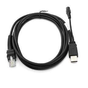 CBA-U42-S07PAR USB Cable for Zebra Symbol DS3678-DP LI3608 LI3678 DS3600 DS3608 DS8108 Barcode Scanner,USB-A to RJ-45 Interface,7ft(2.8m) Straight, 12V (Requires 12V Power Supply)