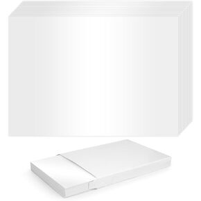 5X7 Metallic White Shimmer Card Stock Printer Paper 100 lb 50 Pack Blank Pearlescent Index Cards Flat 300 gsm for Invitations, Postcard,Photo Paper,Card Making