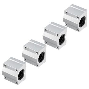 4pcs SCS16UU Linear Slide Blocks, [16mm Bore] Steel Linear Motion Bearing for CNC Machines Packaging Equipment 3D Printers Use in Saudi Arabia