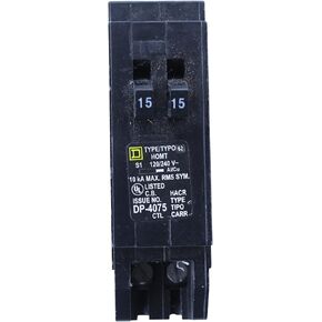 SQUARE D HOMT1515 Type HOMT HOMELINE 1P 15 AMP Tandem Duplex Circuit Breaker