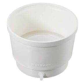 SP Bel-Art Polyethylene Buchner Table-Top Funnel with Medium Porosity Fixed Plate; 10.25 in. I.D., 8 in. Height (H14625-3510), White