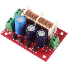 400W Adjustable Multi Speaker Treble/Bass 2 Unit Audio Frequency Divider 2 Way Crossover Filters YLY-2088