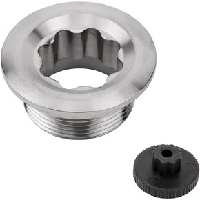 TiTo Titanium Bike Crank Cover M20 Screw Titanium Alloy Bicycle Crank Arm Fixing Bolt Thread Cover Cap for Road Bike MTB