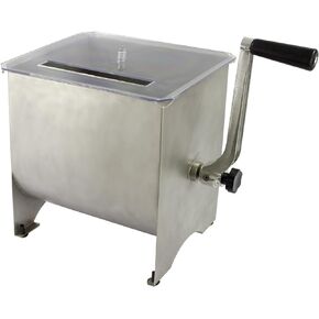 MM-102, Meat Mixer with Stainless Steel Hopper, 20lbs , silver