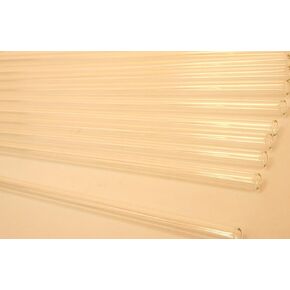 Pack of 10 Glass Tubing, 12 Inch Long, Borosilicate Glass Tube, Out Diameter 4 mm, Inner Diameter 2 mm.