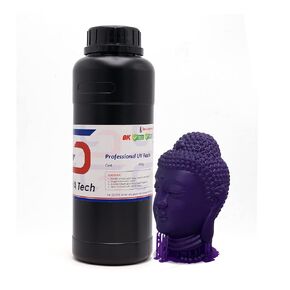 Siraya Tech Cast 3D Print Resin Castable Resin Easier to Burn and Print Clean Burnout Great Smooth Surface High Resolution 405nm UV-Curing Resin for Thicker Designs and Metal Parts (True Blue, 500g)