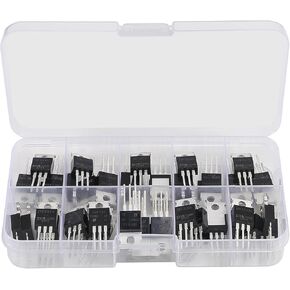 10 القيم 50 قطعة IRFZ44N IRF510N IRF530N IRF540N IRF640N IRF740 IRF840 IRF3205 IRF9540 IRF سلسلة الترانزستورات MOSFET مجموعة متنوعة in Kuwait