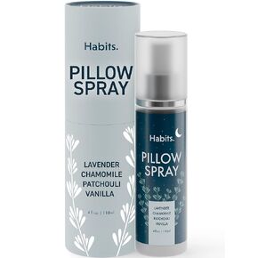 Habits Pillow Spray - Lavender Sleep Spray for Pillows - Bedtime Pillow Mist to Promote Deep Sleep & Better Sleep Habits - Linen Spray Pillow Mist for Bedding to Help with Sleeping