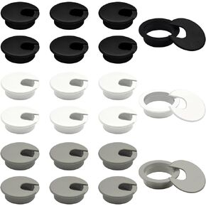 18 Pcs Desk Cord Grommet,Desk Hole Grommet Cable Grommet Wire Grommets,Desk Grommets 2 inch