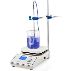 Parco Scientific P1007-HS Digital Hotplate Magnetic Stirrer w/Ambient - 380°C Temperature Range, 6.0" x 6.0" Ceramic Coated Plate, LCD Display, and 2 Magnetic Stir Bars in Kuwait