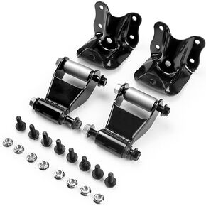 722-001 722-010 Rear Leaf Spring Shackle Hanger Bracket Compatible with 1986-2011 Ford Ranger , 1994-2010 Mazda B2300/B3000/B400 , Mazda B2500 1998-2001