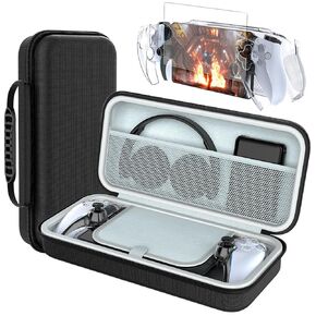 Carrying Case for PlayStation Portal Remote Player, Playstation Portal Accessories Bundle with PS Portal Travel Case, PS5 Portal Protective Case and HD PS Portal Screen Protector