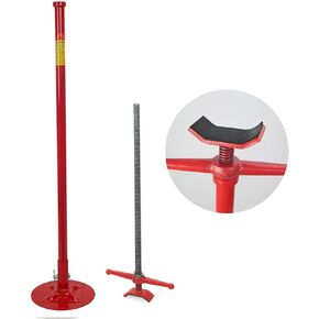 Stark USA Steel Underhoist Support Lift Jack Stand with Wide Base 1/2-Ton Capacity Bearing Mounted Spin Handle, Self-Locking Threaded Screw, Supports Vehicle Components
