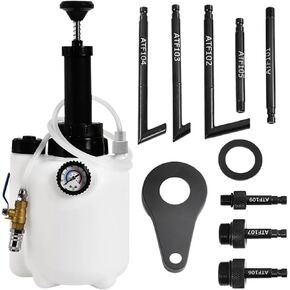 3L Transmission Fluid Pump Oil Transfer Pump Filler System Fluid Transfer Pump Extractor Tool Kit with Adapters