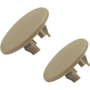 2pcs Armrest Cover Cap for 07-19 Chevy Tahoe Suburban Yukon Cadillac Escalade Seat Parts - Replaces 15279689 OEM Replacement Left or Right Rear Bucket Seat Arm Rest Snap Handle Trim Bolt-Beige in Kuwait