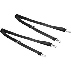 PATIKIL 59" Shoulder Strap, 2 Pcs 0.98" Width Nylon Adjustable Replacement Strap with Metal Swivel Hooks for Camera Laptop Case Bag Briefcase, Red