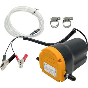 Sutekus Oil Pump Extractor 12V 60W Diesel Fluid Scavenge Suction Pump Oil Change Pump for Car Truck Rv Boat ATV