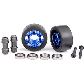 Traxxas X-Maxx/XRT Wheelie Bar Wheels Blue TRA7775X