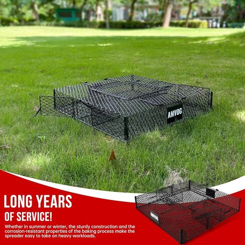 Squirrel Trap (No Bottom Tray) - Ideal for Chipmunks and Squirrels, Metal Construction, Holds up to 25 Squirrels, 2 Traps in Saudi Arabia