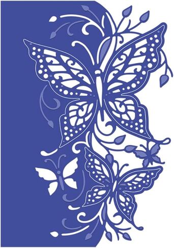 فراشة الدانتيل حافة مخيط المعادن يموت التخفيضات، الفراشات الحدود قطع يموت قطع دعوة الزفاف DIY ألبوم سكرابوكينغ الزخرفية النقش الإستنسل ورقة يموت صنع بطاقة in Kuwait