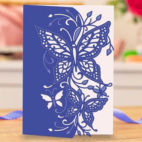 فراشة الدانتيل حافة مخيط المعادن يموت التخفيضات، الفراشات الحدود قطع يموت قطع دعوة الزفاف DIY ألبوم سكرابوكينغ الزخرفية النقش الإستنسل ورقة يموت صنع بطاقة in Kuwait