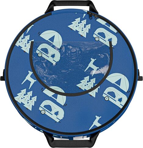 سلة المهملات المنبثقة القابلة للطي بسعة 30 جالون من Leisure Coachworks للمركبات الترفيهية والتخييم وإعادة التدوير ونفايات الفناء وحقيبة الأوراق وصندوق ألعاب الأطفال (سلة المهملات) in Kuwait