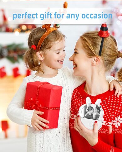 Memoqueen T02 Mini Printer, Transparent Thermal Sticker Print Pods, Bluetooth Portable Printers, Fun Creation Gifts for Holiday, DIY Travel, Memos, Study Notes, Compatible with iOS & Android, Pink in Kuwait