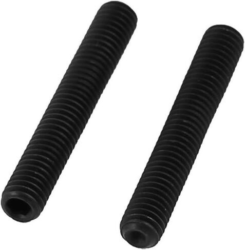 uxcell 50Pcs Black M3 x 20mm Alloy Steel Hex Socket Set Grub Screws Headless Cup Point in Saudi Arabia