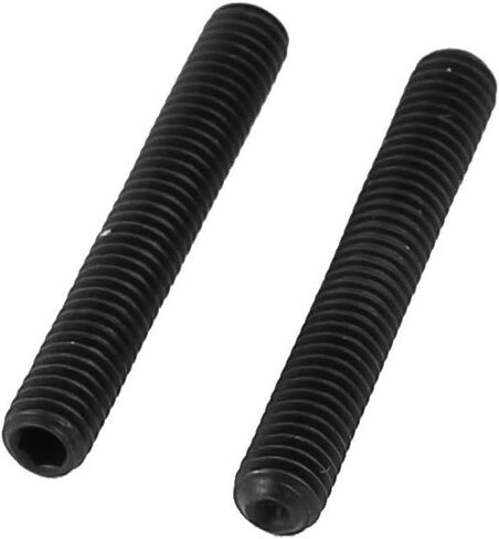 uxcell 50Pcs Black M3 x 20mm Alloy Steel Hex Socket Set Grub Screws Headless Cup Point in Saudi Arabia