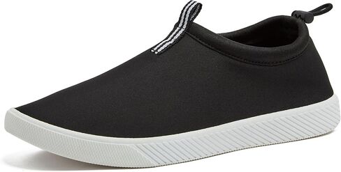Lands' End Slip On Water Shoes for Women, Quick Dry Neoprene Sport Womens Water Shoes with Drainage Holes for Beach or Pool, Pink, Blue or Black Swim Shoes Women, Adult Size 6-12 Aqua Socks in Saudi Arabia