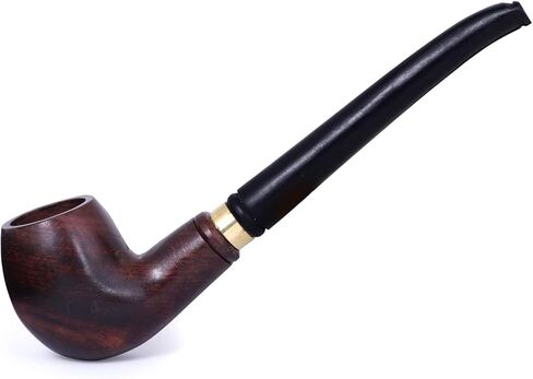 Tobacco & Nicotine Free Smoking Mixture with 100% Natural Herbal Smoking Blend 1 Pack (1 Oz/ 30G) with Wooden Pipe in Kuwait